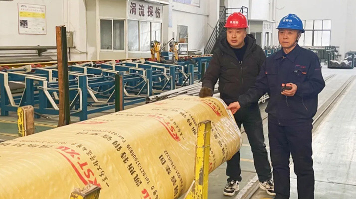春節放假前夕,為確保完成交付全員上陣!